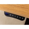 Elektriliselt reguleeritav kirjutuslaud OAK tamm / must, 160x80xH72-117 cm