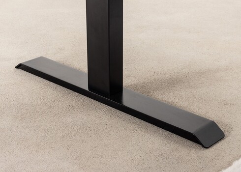 Elektriliselt reguleeritav kirjutuslaud OAK tamm / must, 160x80xH72-117 cm