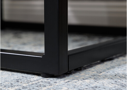 Abilaud ELEGANCE valge marmor / must, 45x40xH51 cm