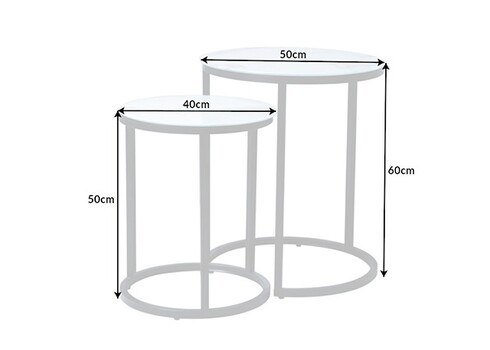 Abilaudade komplekt ELEGANCE valge marmor / must