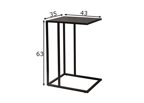 Abilaud SLIM LINE must, 43x35xH63 cm