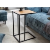 Abilaud SLIM LINE metsik tamm / must, 43x35xH63 cm