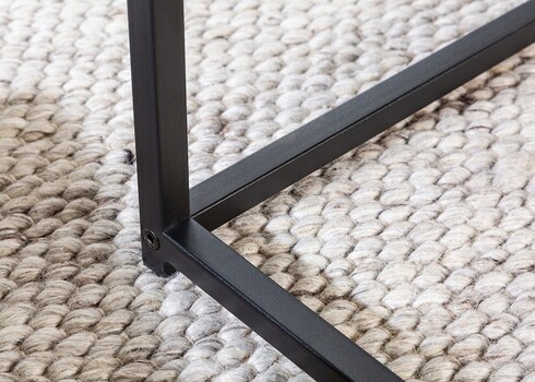 Diivanilaudade komplekt SLIM LINE metsik tamm / must, 2 tk