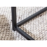 Diivanilaudade komplekt SLIM LINE metsik tamm / must, 2 tk