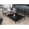 Diivanilaud SLIM LINE must, 120x60xH45 cm