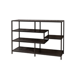 Riiul SLIM LINE must, 114x35xH79 cm