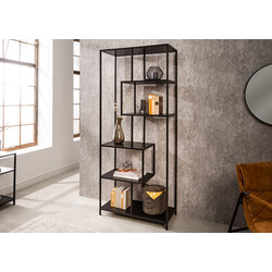 Riiul SLIM LINE must, 77x35xH185 cm