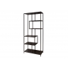 Riiul SLIM LINE must, 77x35xH185 cm
