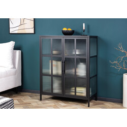 Vitriinkapp DURA must, 80x40xH102 cm