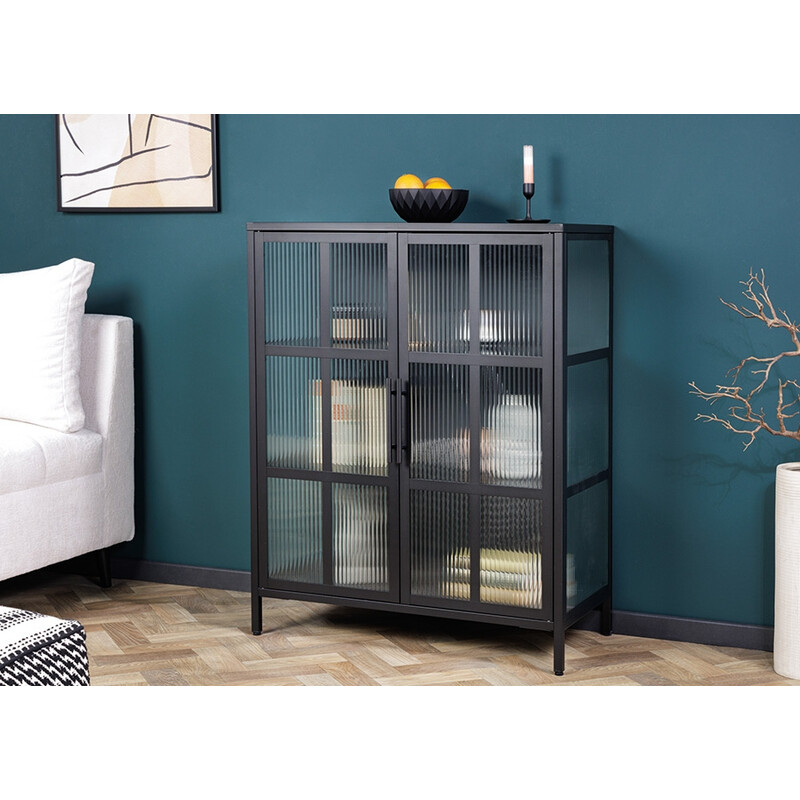 Vitriinkapp DURA must, 80x40xH102 cm