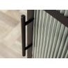 Vitriinkapp DURA must, 80x40xH102 cm