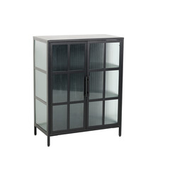 Vitriinkapp DURA must, 80x40xH102 cm