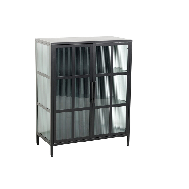 Vitriinkapp DURA must, 80x40xH102 cm