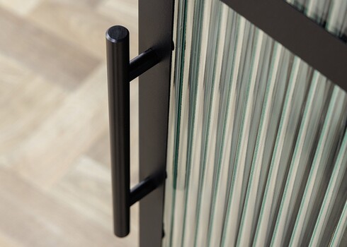 Vitriinkapp DURA must, 80x40xH180 cm