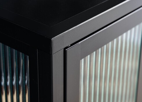 Vitriinkapp DURA must, 80x40xH180 cm