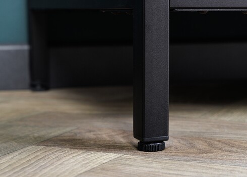 Vitriinkapp DURA must, 80x40xH180 cm