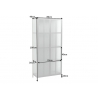 Vitriinkapp DURA must, 80x40xH180 cm