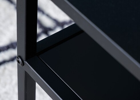 Diivanilaud DURA must, 100x60xH45 cm