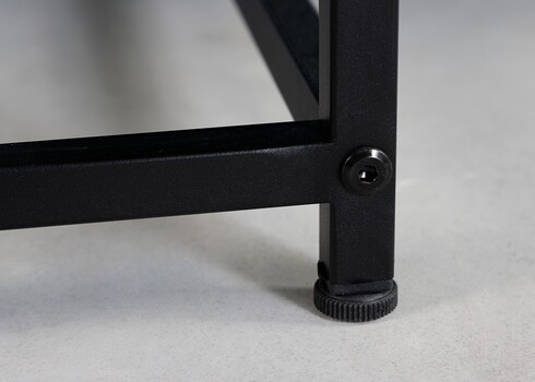 Diivanilaud DURA must, 100x60xH40 cm