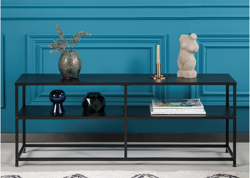 Konsoollaud DURA must, 120x30xH46 cm