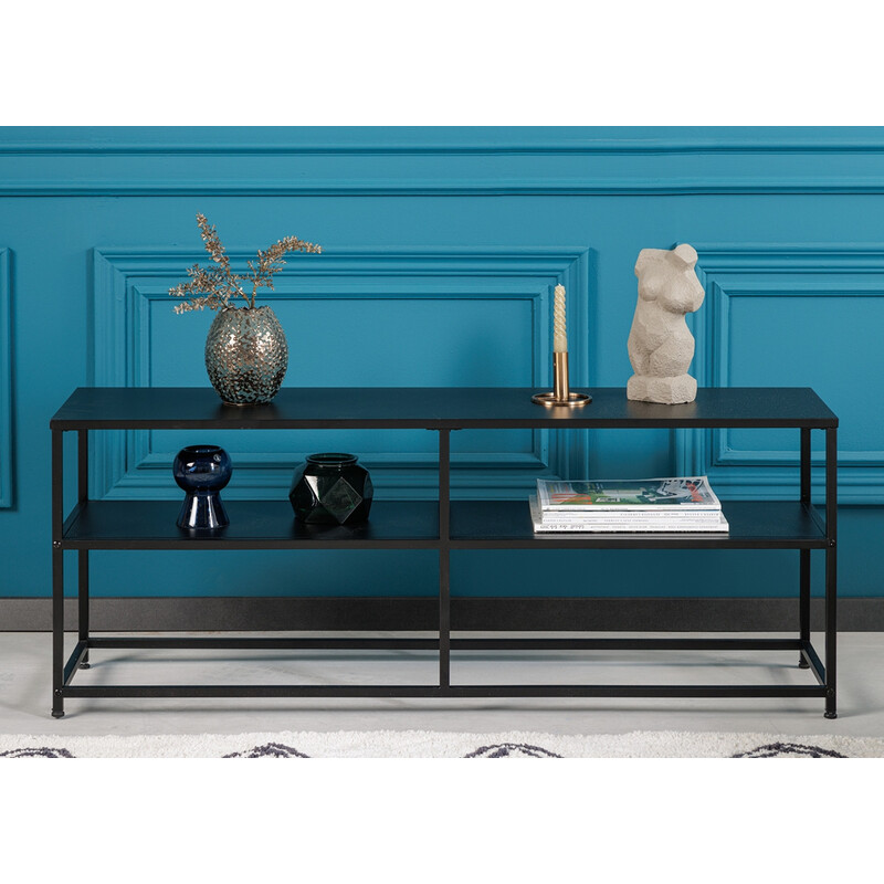 Konsoollaud DURA must, 120x30xH46 cm