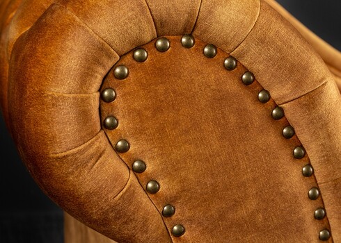 Lamamisdiivan CHESTERFIELD kollane, 170x61xH79 cm