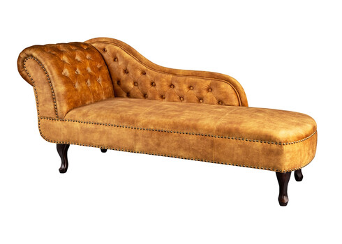 Lamamisdiivan CHESTERFIELD kollane, 170x61xH79 cm