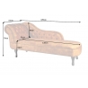 Lamamisdiivan CHESTERFIELD kollane, 170x61xH79 cm