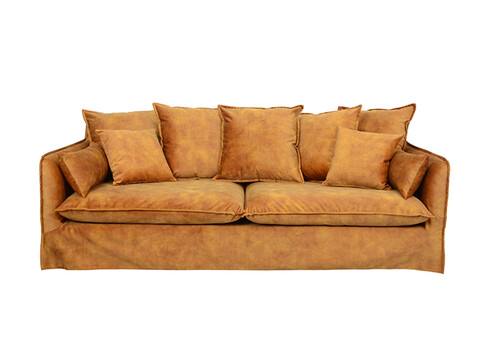 Diivan HEAVEN kollane,  210x105xH80 cm