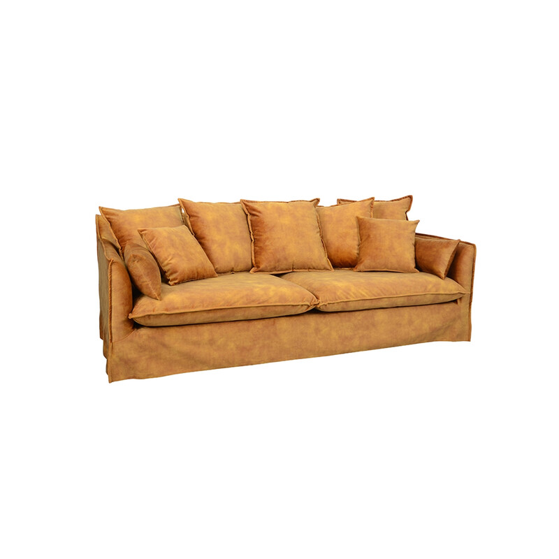 Diivan HEAVEN kollane,  210x105xH80 cm