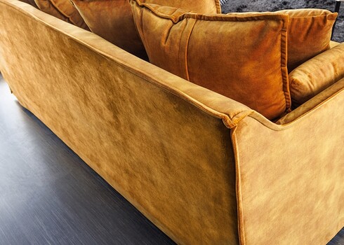 Diivan HEAVEN kollane,  210x105xH80 cm