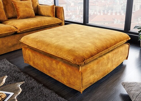 Tumba HEAVEN kollane, 100x100xH42 cm