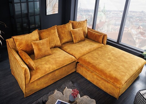 Tumba HEAVEN kollane, 100x100xH42 cm