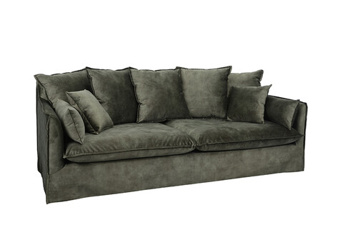 Diivan HEAVEN tumeroheline,  210x105xH80 cm