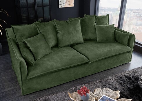 Diivan HEAVEN tumeroheline,  210x105xH80 cm