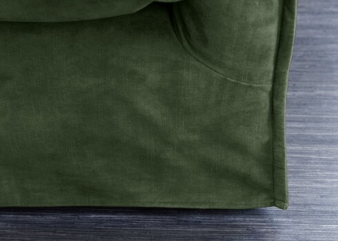 Diivan HEAVEN tumeroheline,  210x105xH80 cm