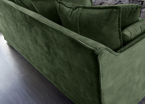 Diivan HEAVEN tumeroheline,  210x105xH80 cm