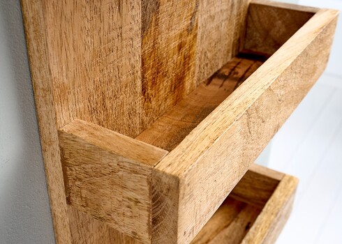 Seinariiul HEMINGWAY helepruun, 30x10xH80 cm