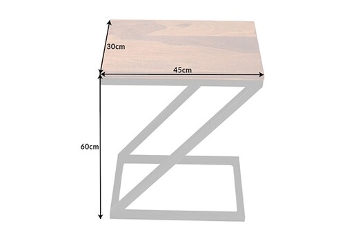 Abilaud BUTLER sheesham, 30x45xH60 cm