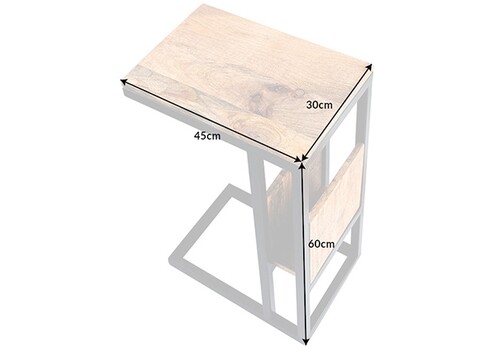 Abilaud CONCIERGE helepruun, 30x45xH60 cm