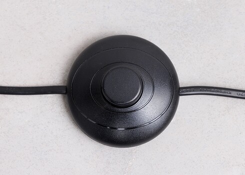 Põrandavalgusti BRAID beež / must, 58x58xH141 cm