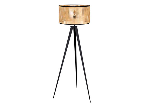 Põrandavalgusti BRAID beež / must, 58x58xH141 cm