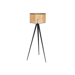 Põrandavalgusti BRAID beež / must, 58x58xH141 cm