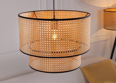 Rippvalgusti BRAID beež / must, 45x45xH153 cm