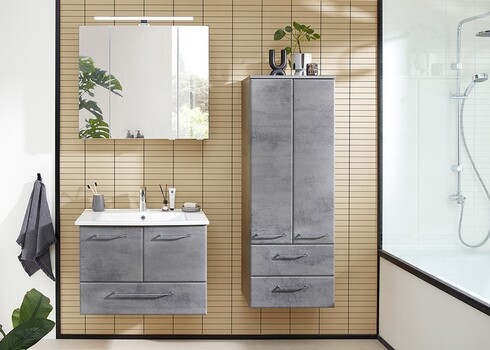 Valamukapp + klaasvalamu 943 tumehall, 75x45x53 cm