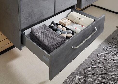 Valamukapp + klaasvalamu 943 tumehall, 99x45x53 cm