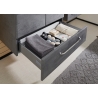 Valamukapp + klaasvalamu 943 tumehall, 99x45x53 cm