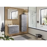 Peegelkapp 945 tumehall, 80x16xH70 cm, LED