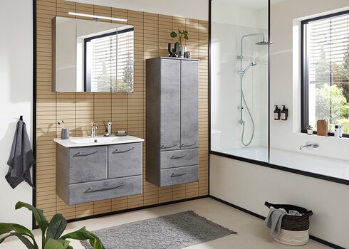 Vannitoakapp 945 tumehall, 50x33xH136 cm