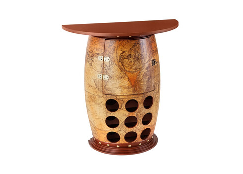 Veiniriiul SEVEN SEAS pruun, 75x38xH80 cm